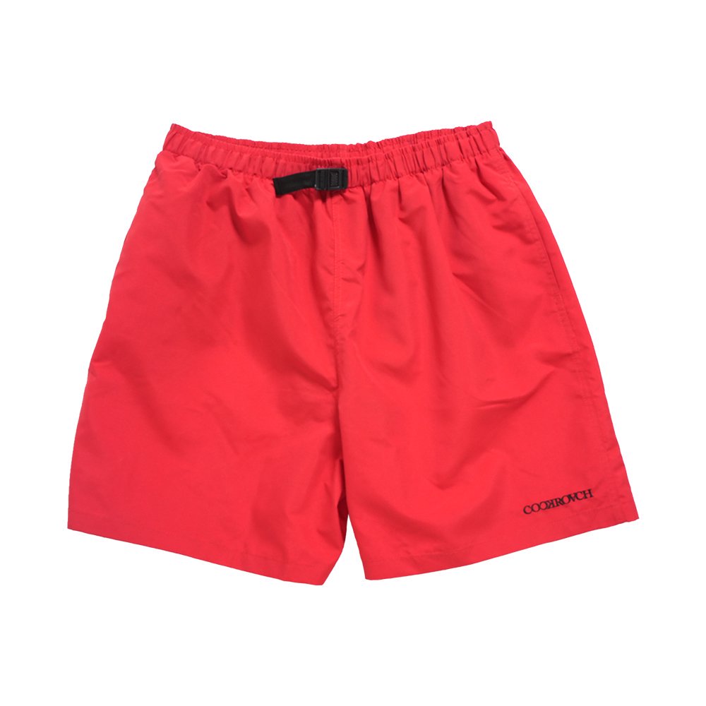 COCKROACH ( å ) 硼 OG LOGO STITCH - SWIM SHORTS ( RED )