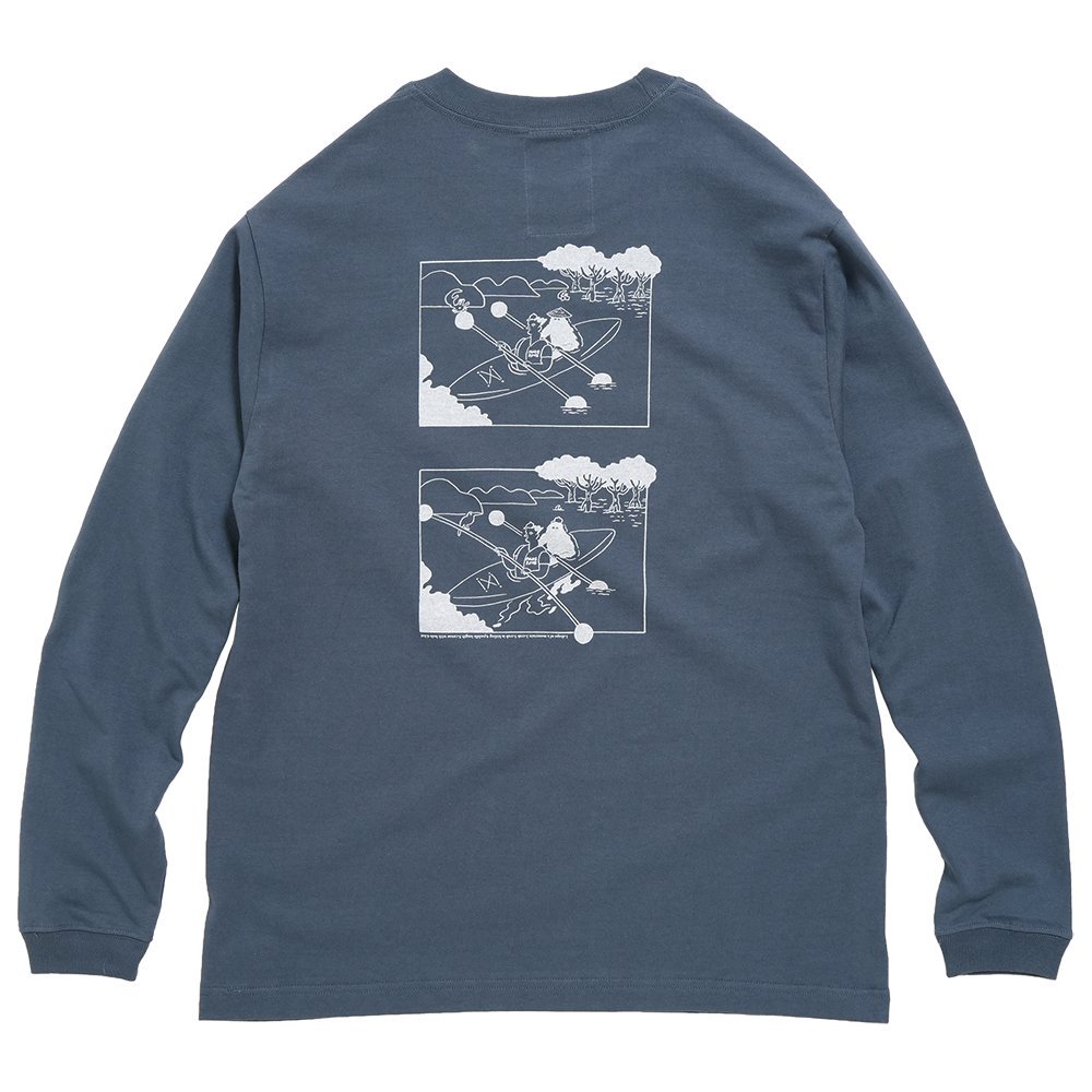 devadurga ( ǥɥ륬 ) 󥰥꡼ CANOE L/S TEE ( NAVY ) dg-1573