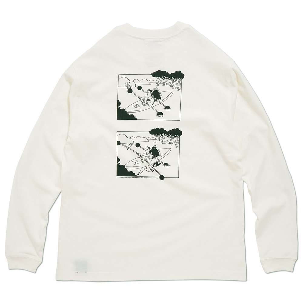 devadurga ( ǥɥ륬 ) 󥰥꡼ CANOE L/S TEE ( NATURAL ) dg-1573