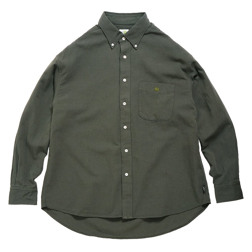 GOHEMP ( إ ) ɽإץåȥ󥷥 BD RELAX SHIRTS ( CHARCOAL ) GHS3130GVF