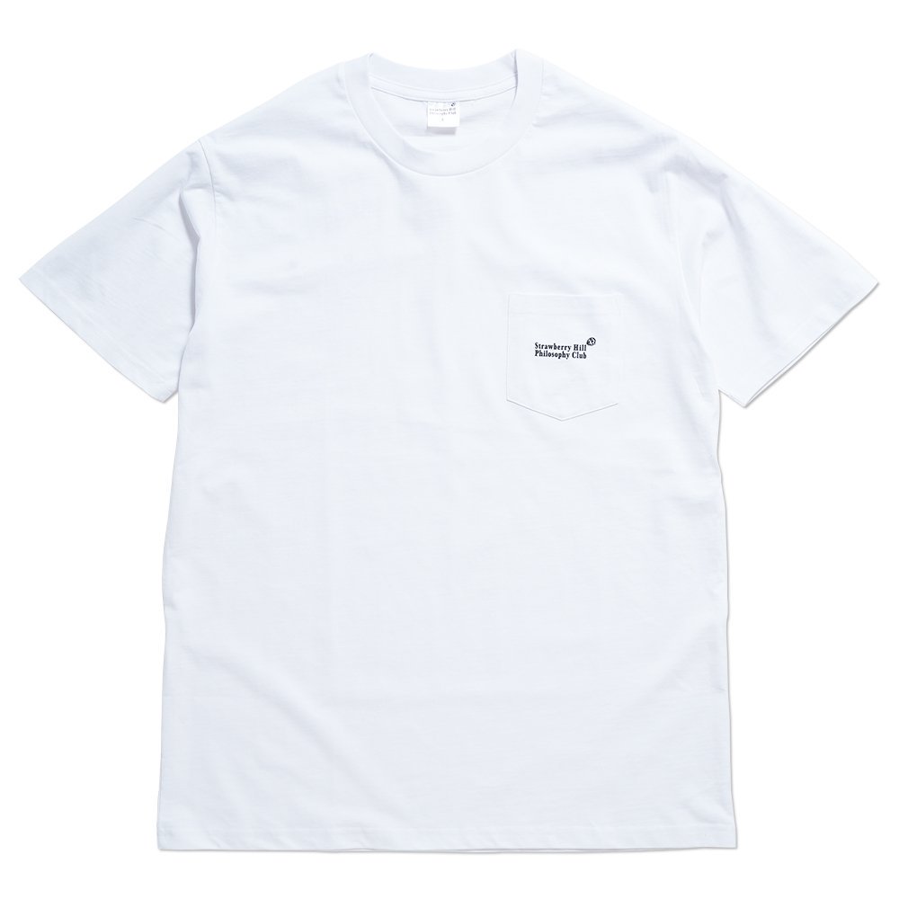 Strawberry Hill Philosophy Club ( ȥ٥꡼ҥեե ) T LOGO POCKET TEE ( WHITE )