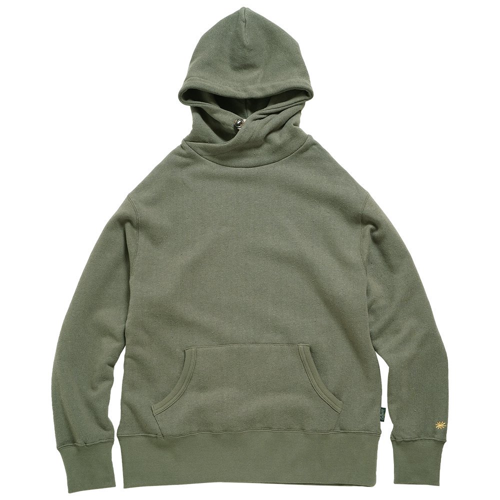 GOHEMP ( إ ) 硼աǥ HEMP SHAWL HOODY ( OLIVE BRANCH ) GHC4468BS24-2