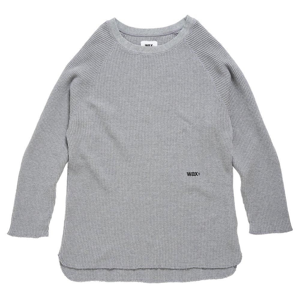 WAX ( å ) ޥ LOOSE FIT THERMAL ( GRAY ) WX-0405