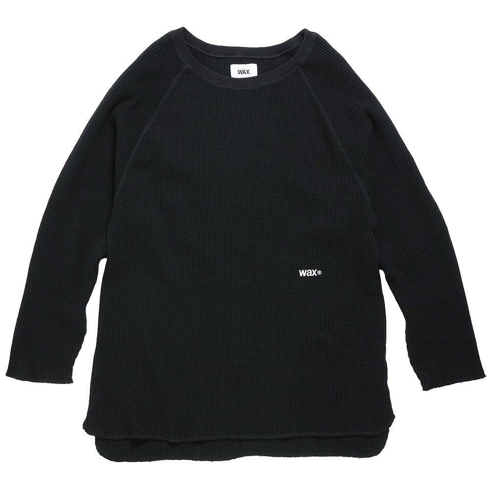 WAX Lサイズ 中綿ベスト ブラック WX-0390 WAX(ワックス) / 中綿ベスト / Puff vest - BLACK / WX-0390