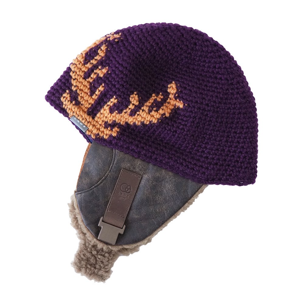 LADE ( 쥤 ) ӡˡ WAPITI HIMARAK HOG + MERINO WOOL 100% BOA + LEATHER STRAPS ( D.PURPLE ) L (59cm)