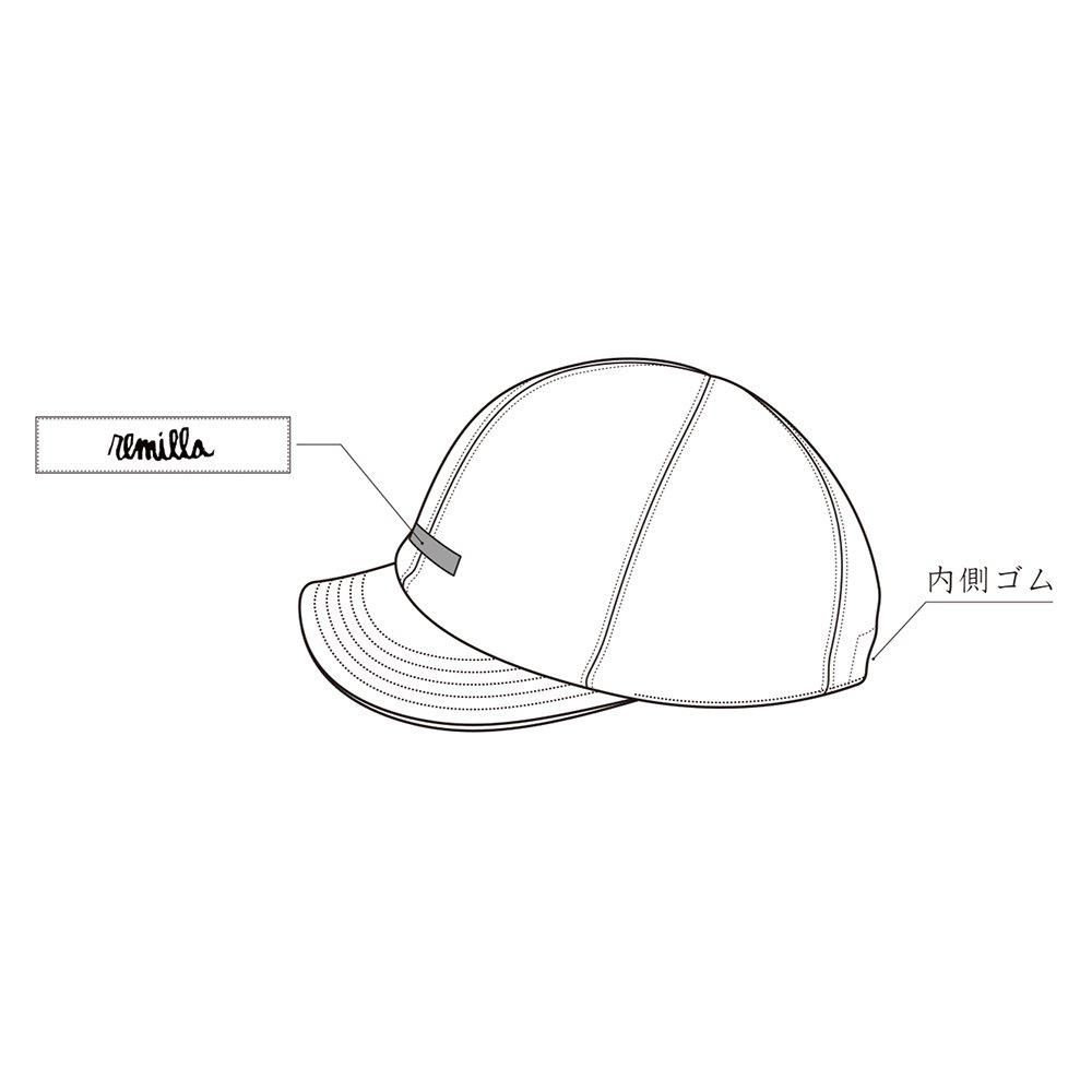 remilla レミーラ｜クロスボア帽 (チャコール)(秋冬仕様の被り