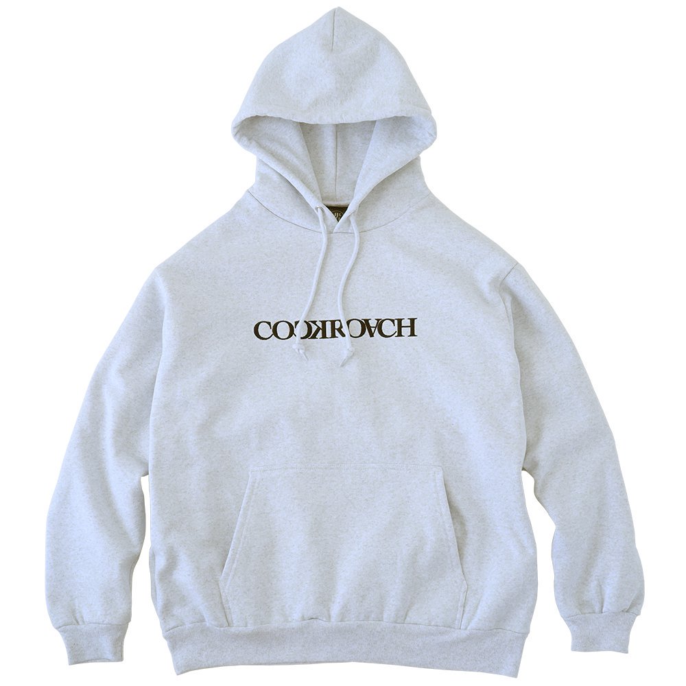 COCKROACH ( å ) աǥ THICK WEIGHT OG LOGO STITCH HOODIE ( GREY )