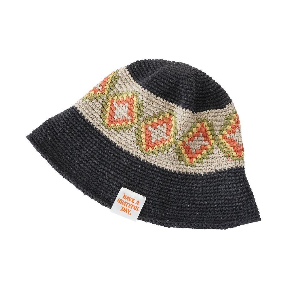 HAVE A GRATEFUL DAY ( ϥ֥쥤ȥեǥ ) ϥå CROCHET HAT ( BLACK ) GDG0363CRCT