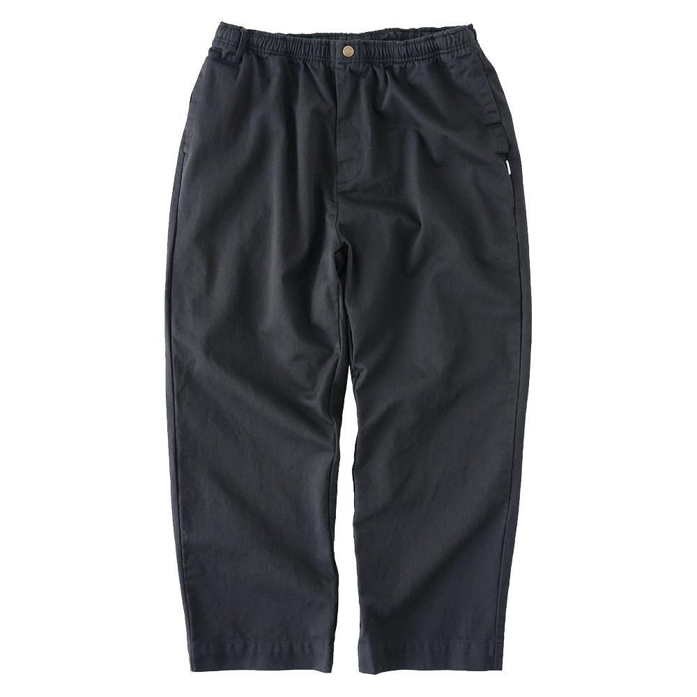 WAX ( å ) ѥ CHINO BEACH PANTS ( BLACK ) WX-0336