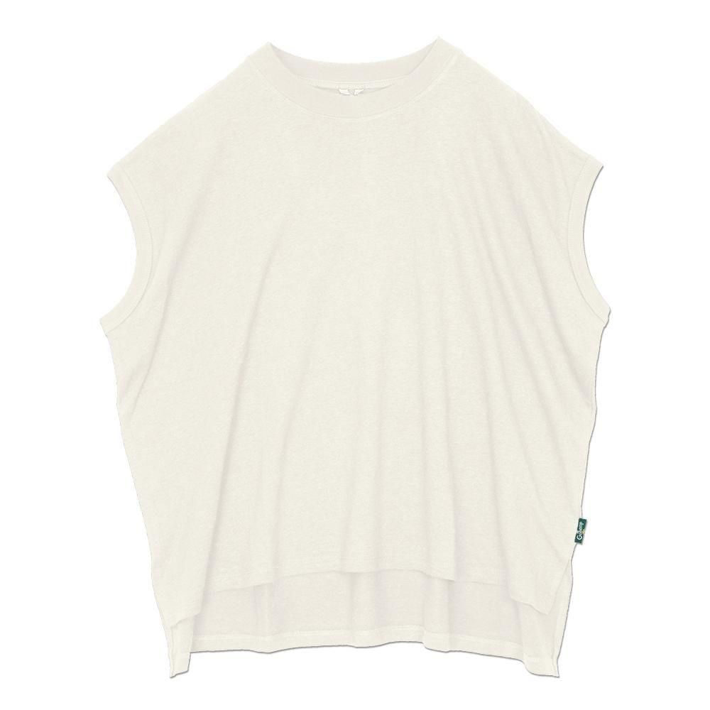 GOHEMP ( إ ) HONEY SLEEVE-LES TEE ( NATURAL ) GHC4308RG