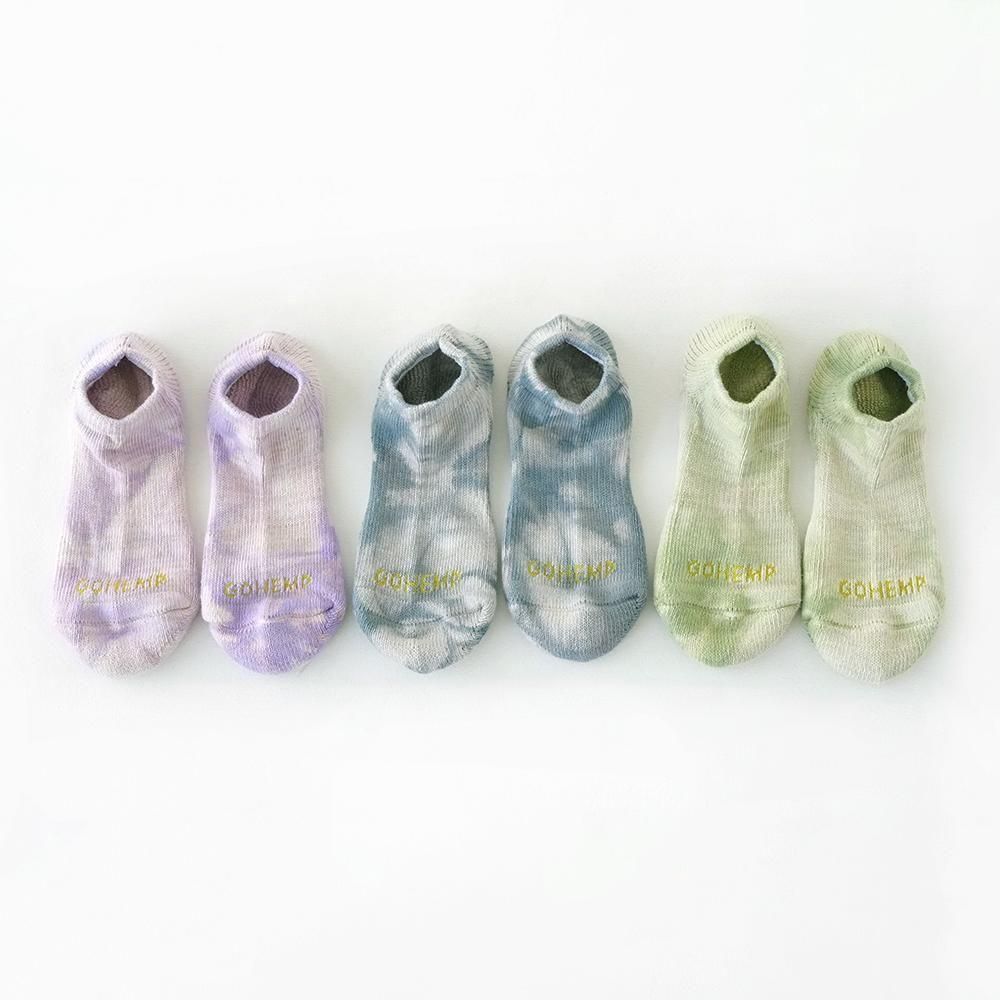 GOHEMP ( إ ) إץå DYE PILE ANKLE SOCKS GHG0108GLL
