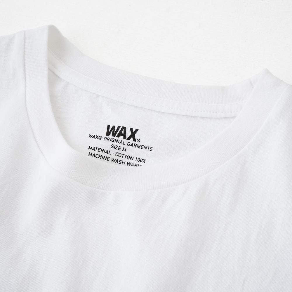 WAX ( ワックス ) スリーブレスTシャツ SLEEVELESS TEE ( WHITE