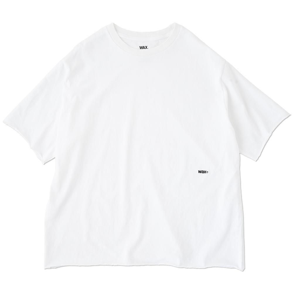 WAX ( å ) åȥT CUT OFF TEE ( WHITE ) WX-0350