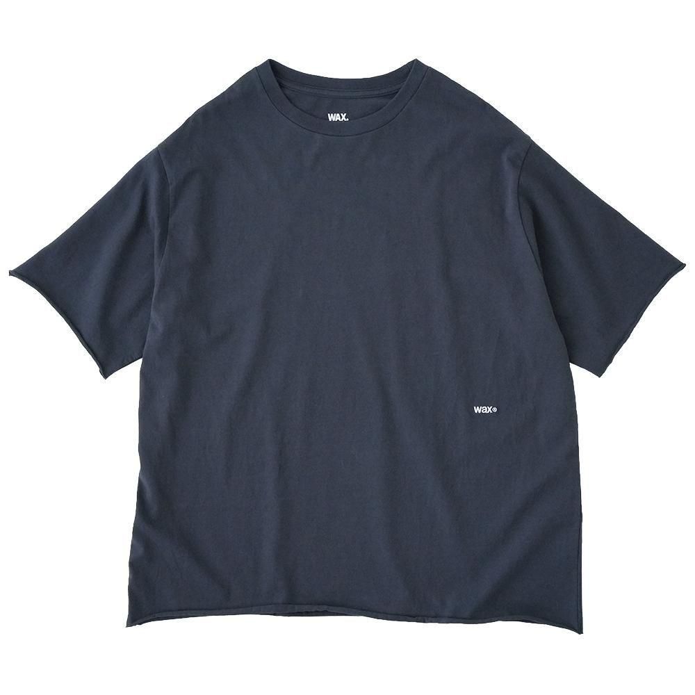 WAX ( å ) åȥT CUT OFF TEE ( CHARCOAL ) WX-0350