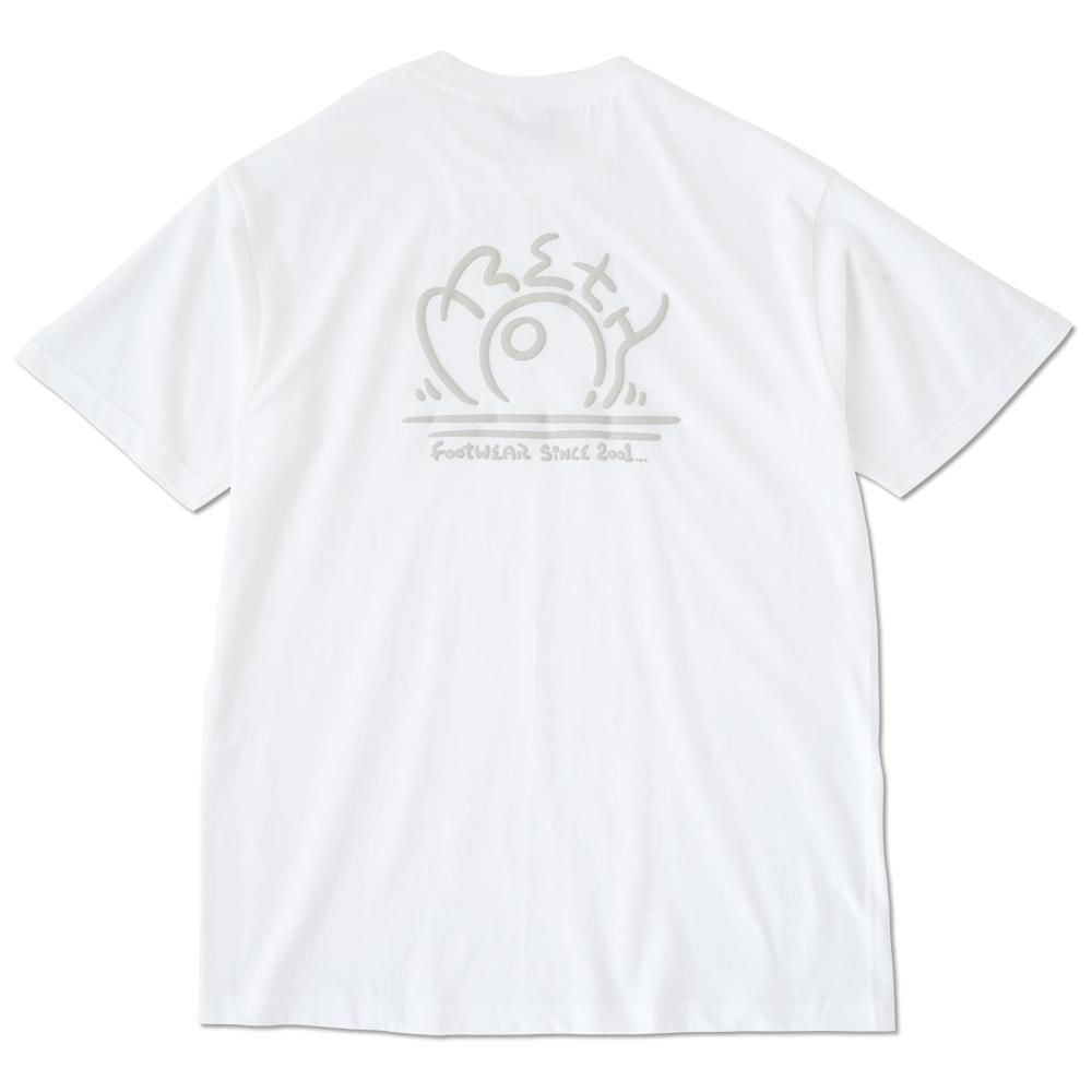 AREth (  ) ȯˢץT SUN LOGO S/S T-SHIRT ( WHITE )