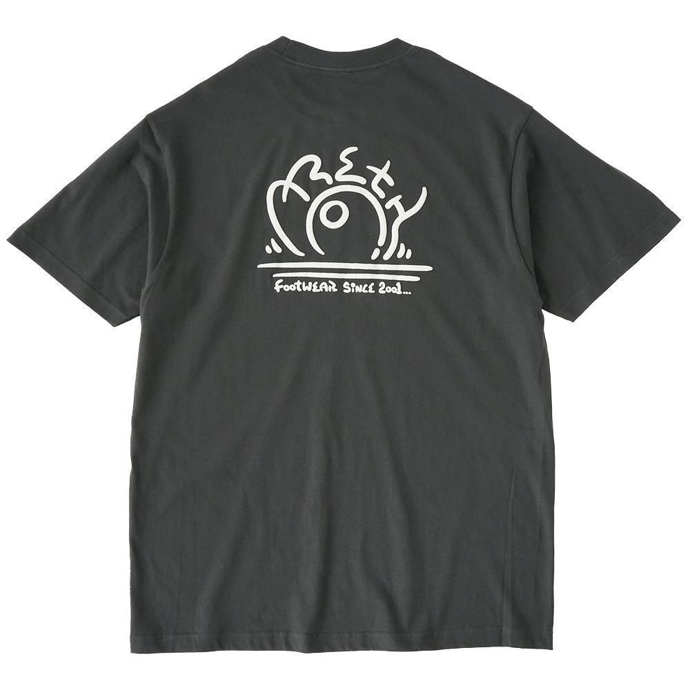 AREth (  ) ȯˢץT SUN LOGO S/S T-SHIRT ( SUMI BLACK )