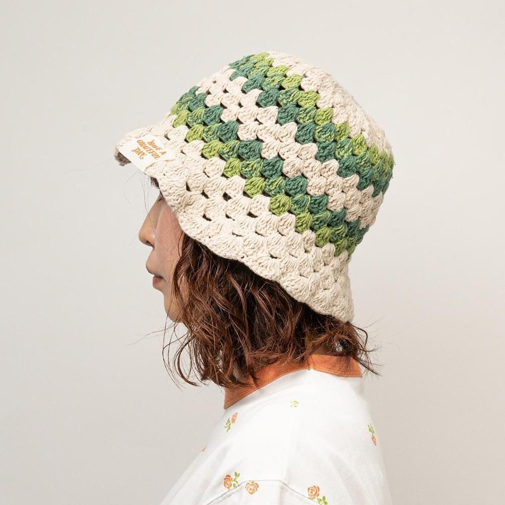 HAVE A GRATEFUL DAY ( ハブアグレイトフルデイ ) クロシェハット