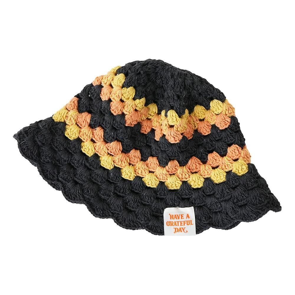 HAVE A GRATEFUL DAY ( ϥ֥쥤ȥեǥ ) ϥå CROCHET HAT ( BLACK ) GDG0402CR25M