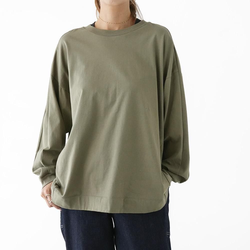 MOUN TEN. ( ޥƥ ) 󥰥꡼ SHOULDER LINE LONGSLEEVE ( KHAKI ) ͥǥ MT110-1807