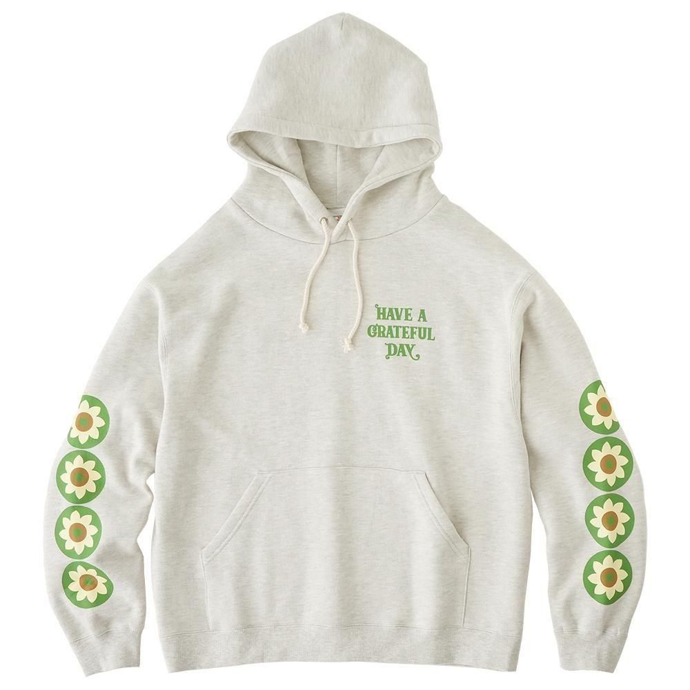 HAVE A GRATEFUL DAY ( ϥ֥쥤ȥեǥ ) եաǥHELIOTROPISM HOODIE SWEATSHIRT ( OATMEAL ) GDC0425HELI