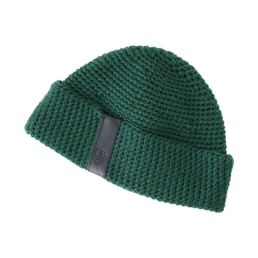 LADE ( 쥤 ) ӡˡ PLAIN CUFF LEATHER ( DARK GREEN ) L (59cm)