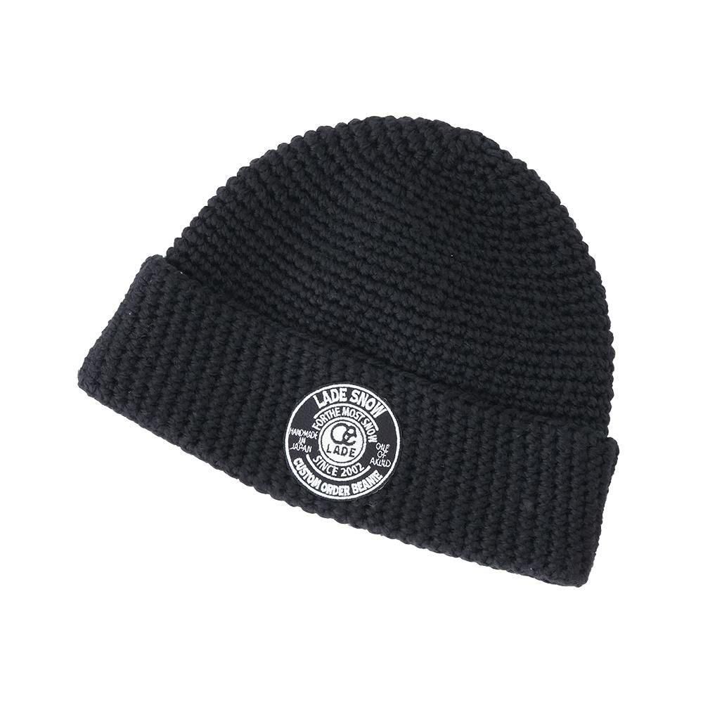 LADE ( 쥤 ) ӡˡ PLAIN CUFF + CIRCLE LOGO åڥ ( BLACK ) M (56cm)