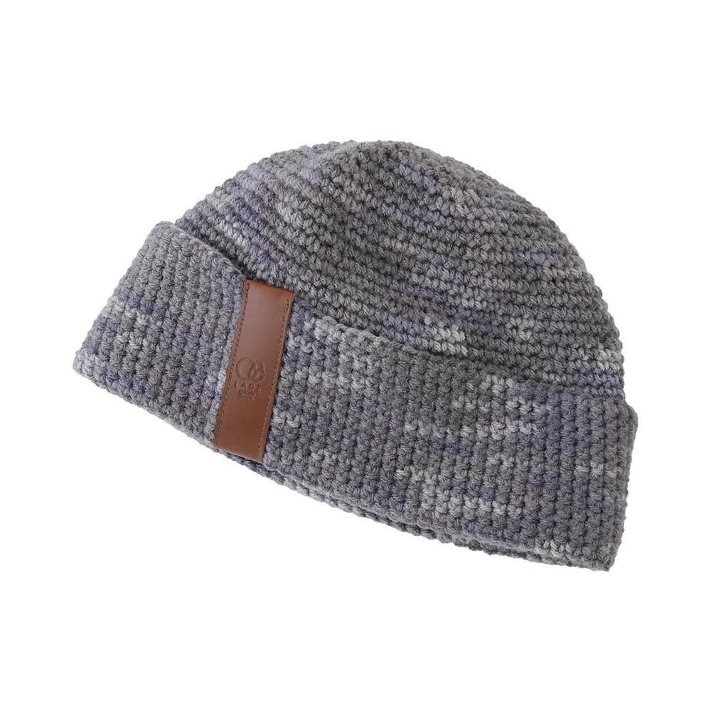 LADE ( 쥤 ) ӡˡ PLAIN CUFF LEATHER ( MULTI GRAY ) XL (61cm)