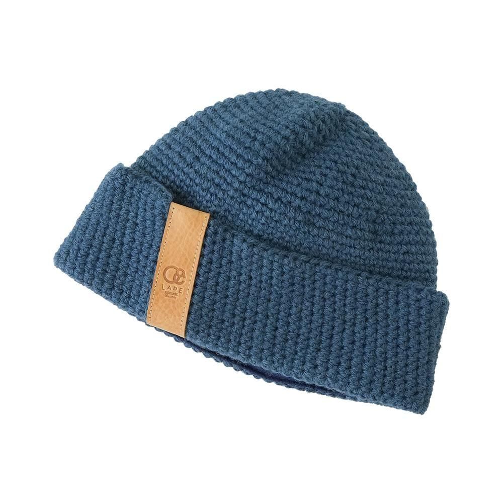 LADE ( 쥤 ) ӡˡ PLAIN CUFF LEATHER ( LAKESIDE BLUE ) L- (58m)