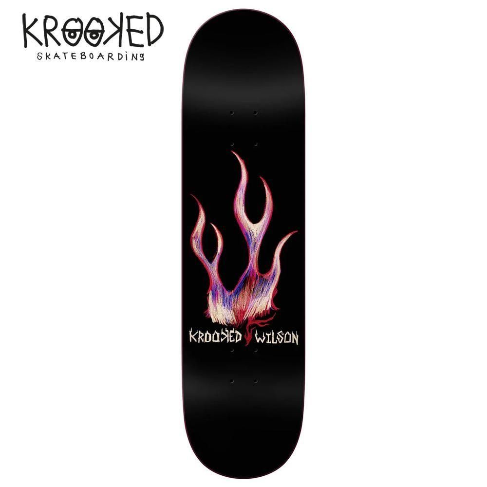 KROOKED ( クルキッド ) デッキ WILSON FLAME 【 8.5インチ 】