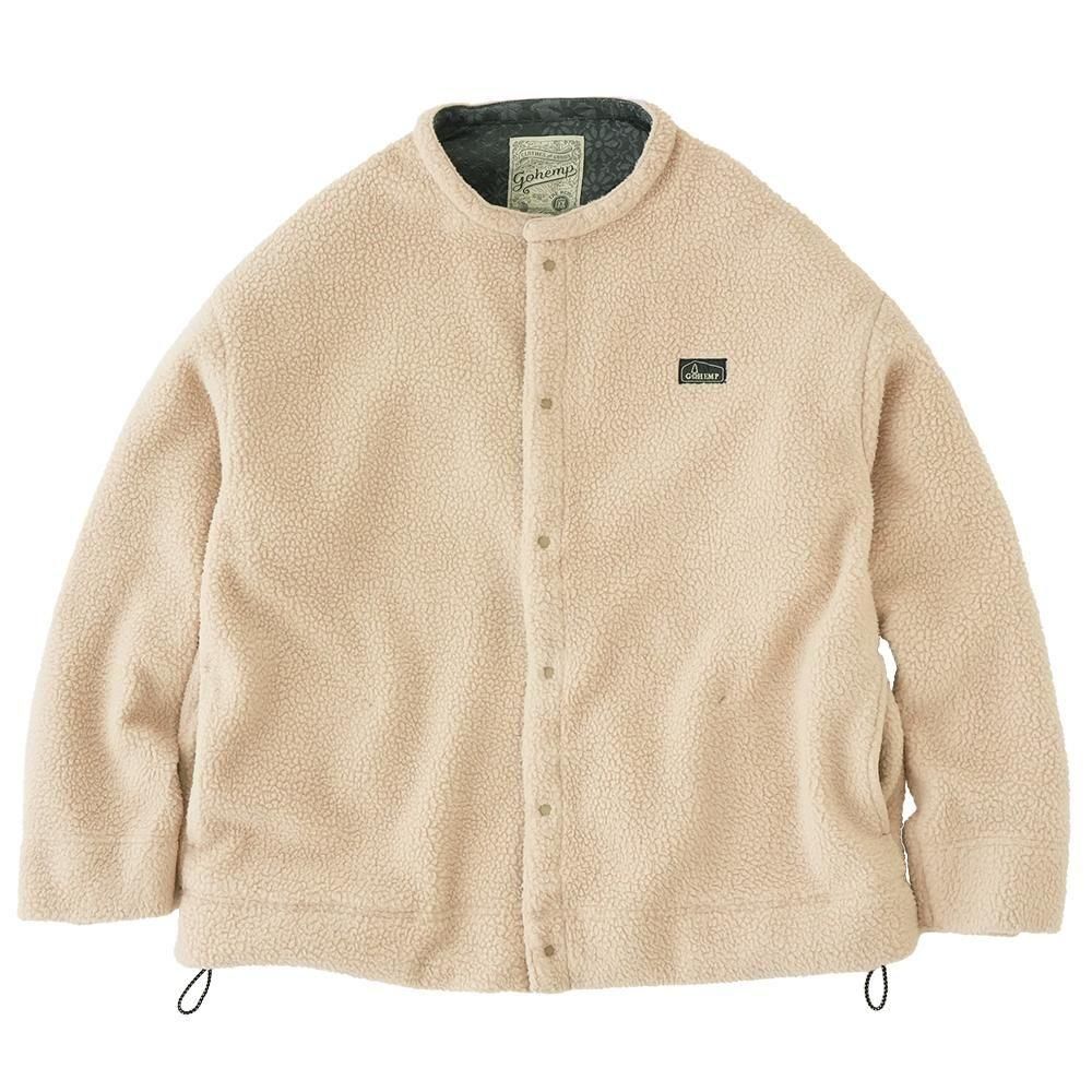 GOHEMP ( إ ) ܥǥ NO COLLAR SHIRTS ( CREAM ) GHC9142BSI