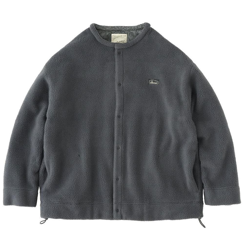 GOHEMP ( إ ) ܥǥ NO COLLAR SHIRTS ( CHARCOAL ) GHC9142BSI