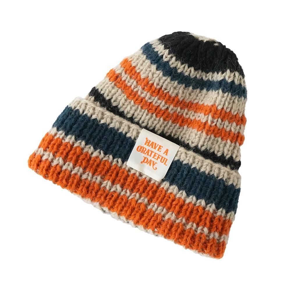 HAVE A GRATEFUL DAY ( ϥ֥쥤ȥեǥ ) åå WATCH CAP ( ORANGE ) GDG0448CR25F