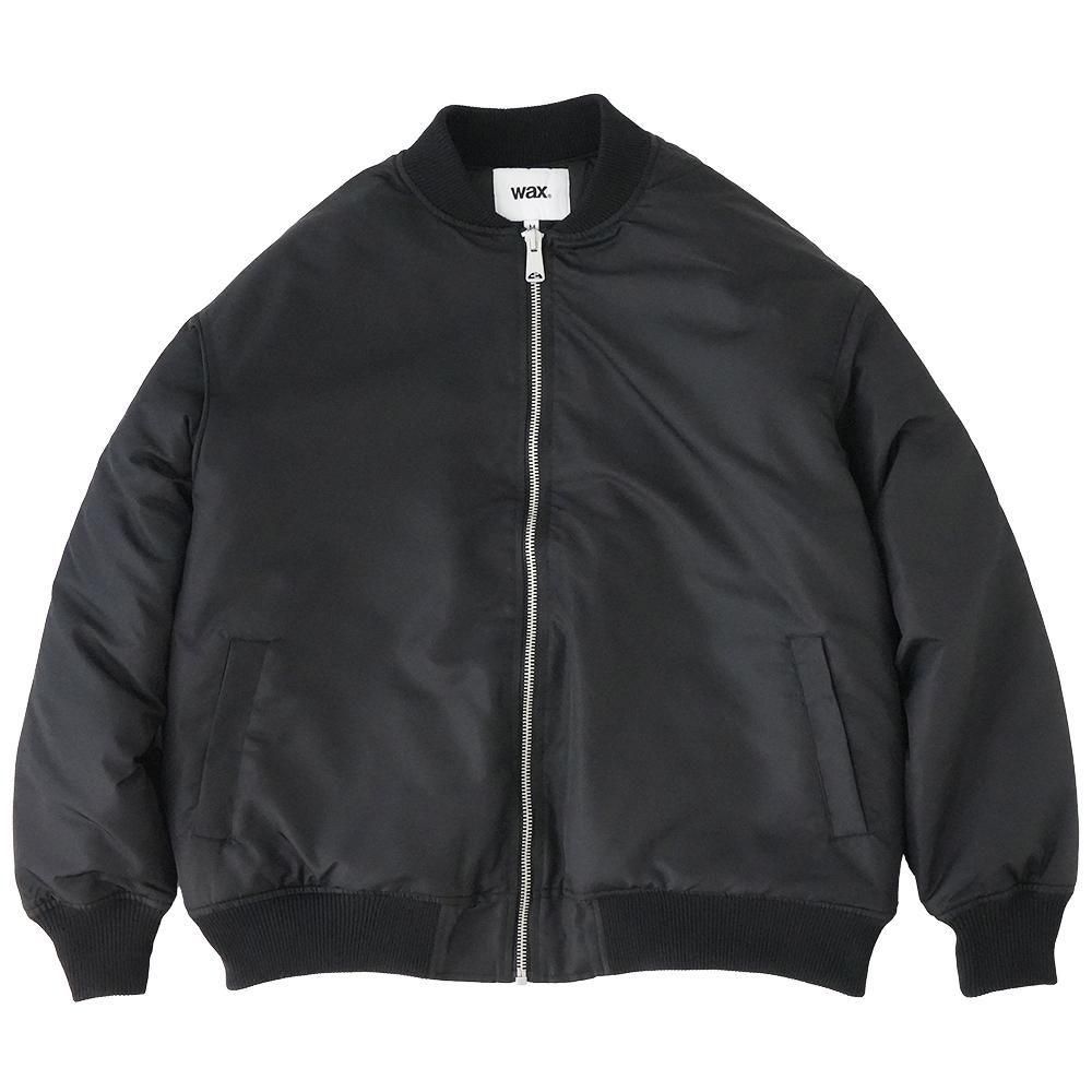 WAX ( å ) 㥱å BOMBER JACKET ( BLACK ) WX-0467