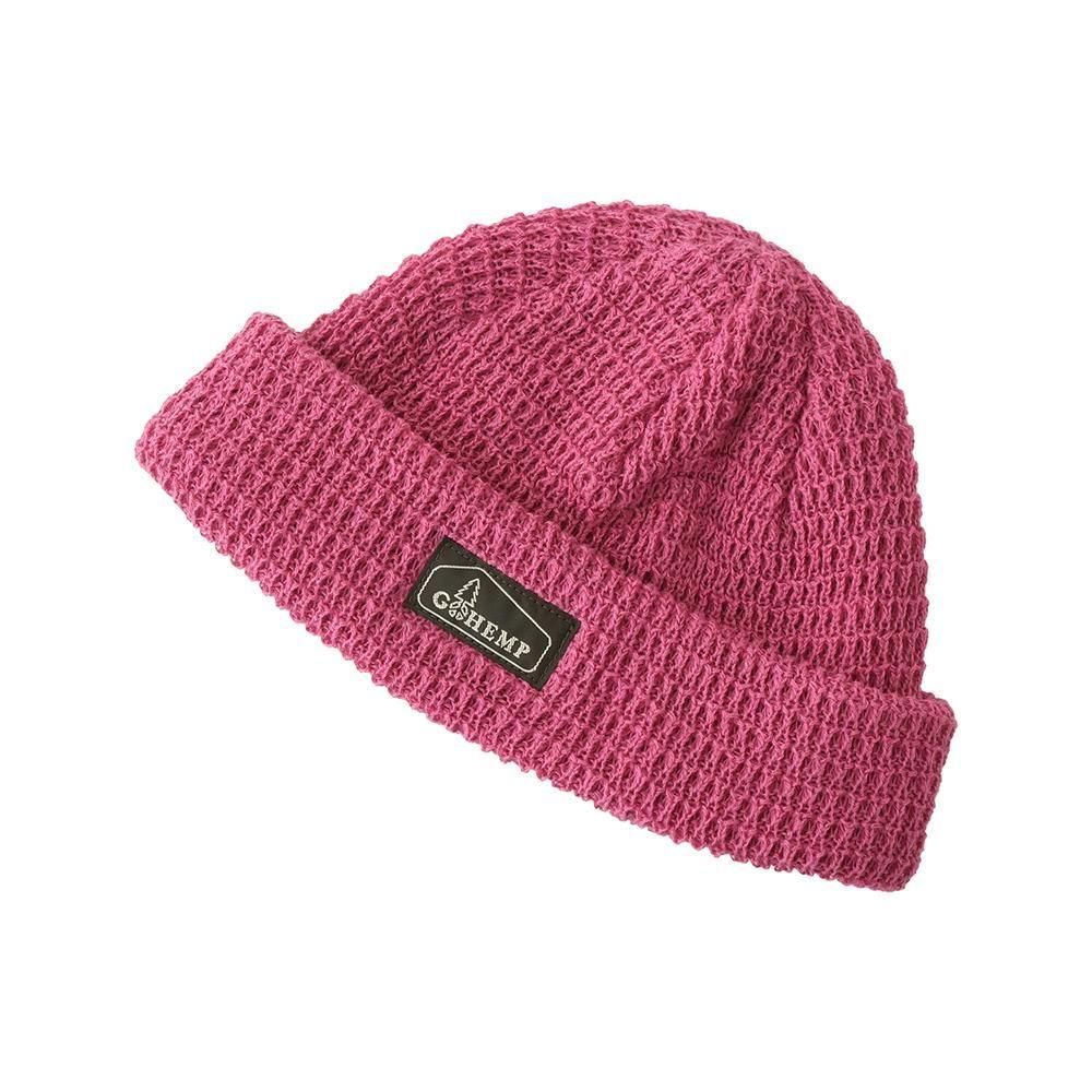 GOHEMP ( إ ) åȥͥåեӡˡ WAFFLE BEANIE ( OLD ROSE ) GHG0270LOW