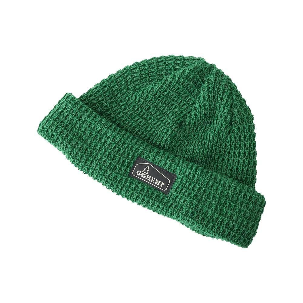 GOHEMP ( إ ) åȥͥåեӡˡ WAFFLE BEANIE ( GREEN ) GHG0270LOW