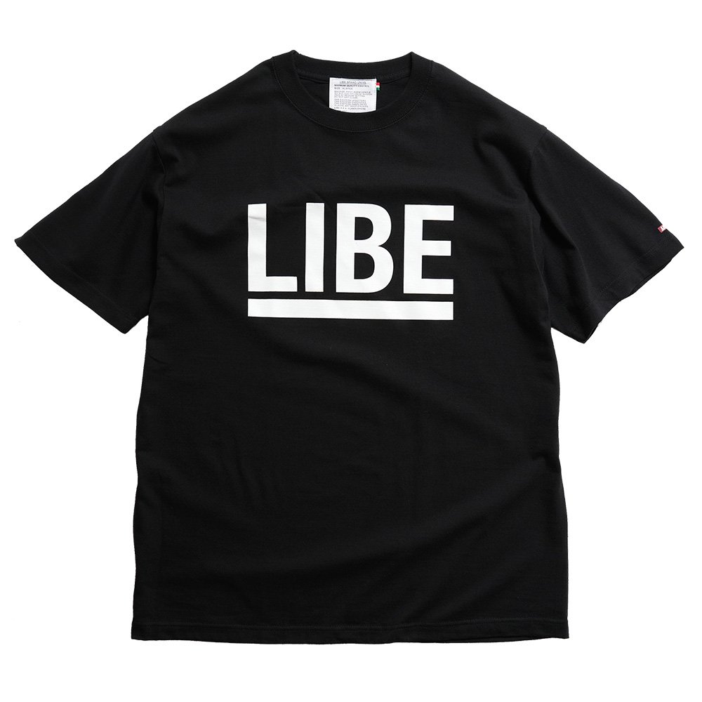 LIBE ( ライブ ) Tシャツ BIG LOGO TEE ( BLACK ) 10A02