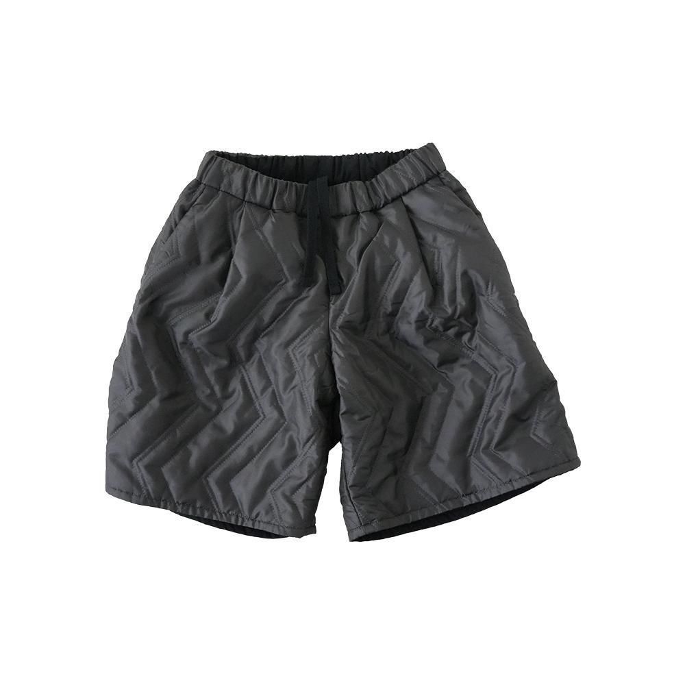 MOUN TEN. ( ޥƥ ) åС֥ϡեѥ REVERSIBLE QUILT HALF PANTS ( CHARCOAL ) MP85-1414a