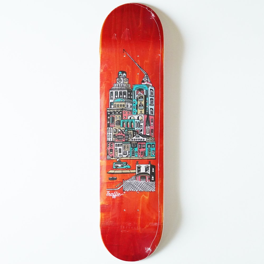 Traffic Skateboards トラフィック スケートボード デッキ City Blocks Community Deck 7 75 Jau Remillaレミーラ Gohempゴーヘンプ Gowest Devadurga Areth Greenclothing Gentemstick 正規通販店 兵庫姫路 アパレルスノーボードスケートボードスケボー