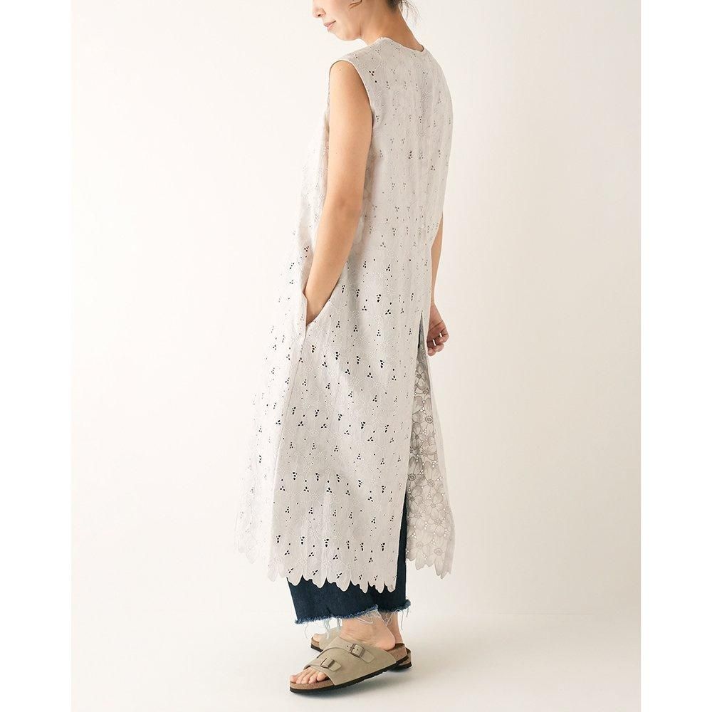 MOUN TEN. ( マウンテン ) レースワンピース LACE APRON DRESS
