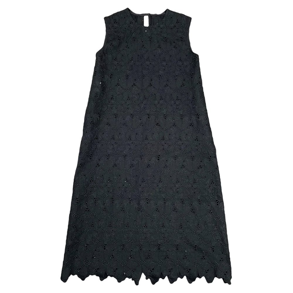 MOUN TEN. ( ޥƥ ) ץɥ쥹 LACE APRON DRESS ( BLACK ) ͥ MO18-1504