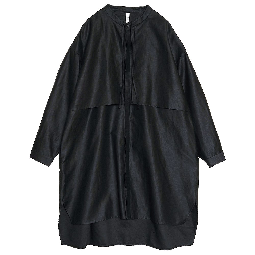 MOUN TEN. ( ޥƥ ) ĥԡ C/L MOLESKIN DRESS ( BLACK ) 22W-MO12-1209c