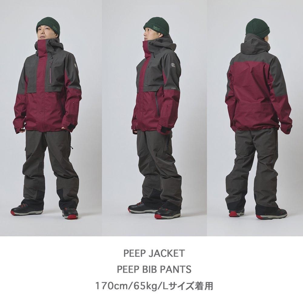 23-24 予約商品 】 unfudge ( アンファッジ ) PEEP BIB PANTS ...