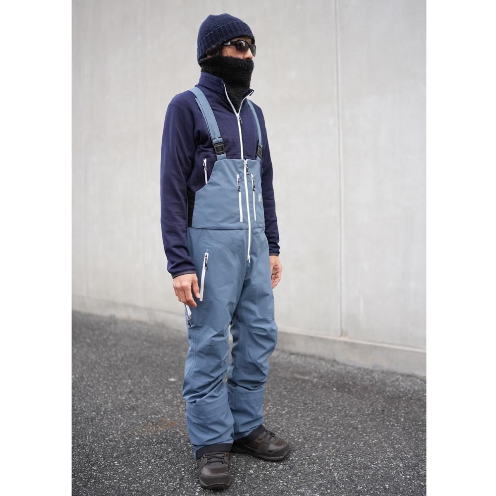 23-24 予約商品 】 unfudge ( アンファッジ ) SMOKE BIB PANTS ( SLIM