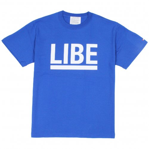 LIBE ( ライブ ) Tシャツ BIG LOGO TEE ( BLUE ) 10A02