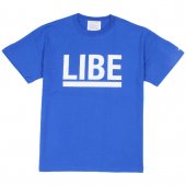LIBE ( 饤 ) T BIG LOGO TEE ( BLUE ) 10A02