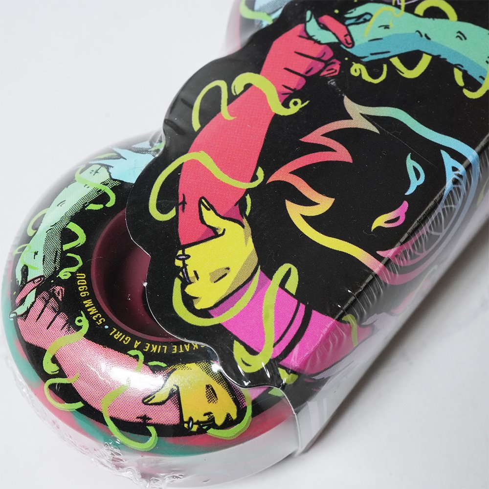 SPITFIRE ( スピットファイアー ) ウィール × SKATE LIKE A GIRL F4 FORMULA FOUR CLASSIC  SHAPE 【 53mm 99D 】 - JAU／REMILLAレミーラ, GOHEMPゴーヘンプ, HAVE A GRATEFUL DAY,