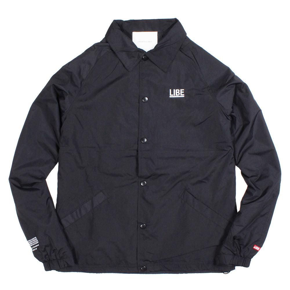 LIBE ( 饤 ) 㥱å BIG LOGO COACH JKT ( BLACK ) 14A02