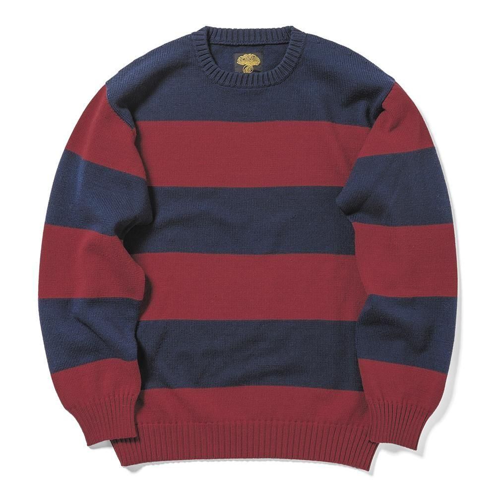 25-26 GREENCLOTHING ( ꡼󥯥 ) WOOL SWEATER ( NAVYRED )
