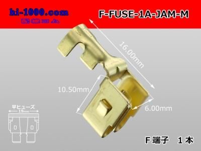□JAM製ヒューズホルダー用端子/F-FUSE-1A-JAM-M - 配線コム
