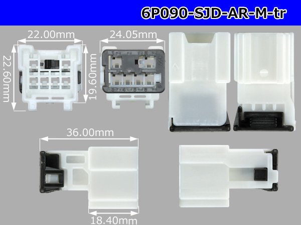 三菱電線工業（SJD）製ARシリーズ12極Mコネクタ 12P090-SJD-AR-M-tr 